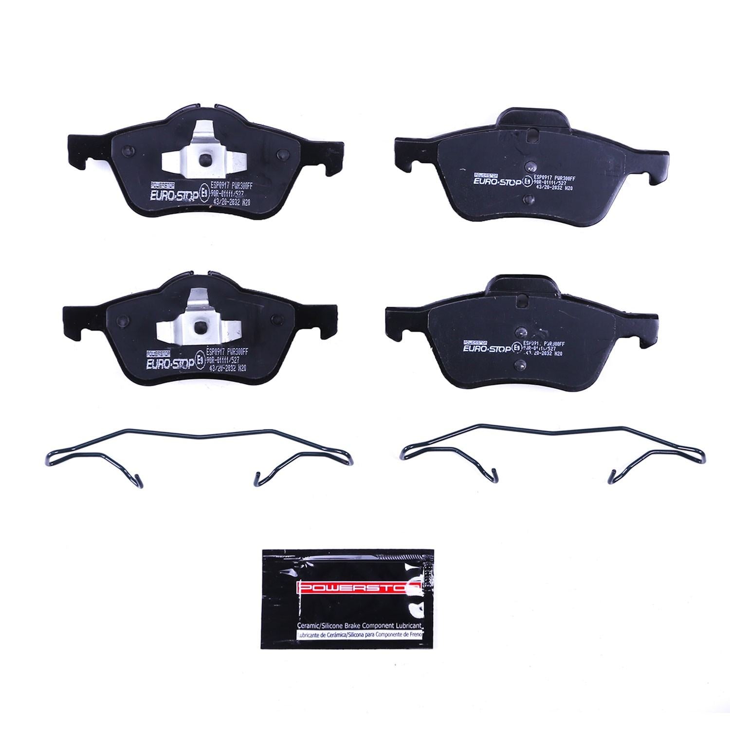 Euro-Stop by PowerStop Disc Brake Pad Set ESP0917