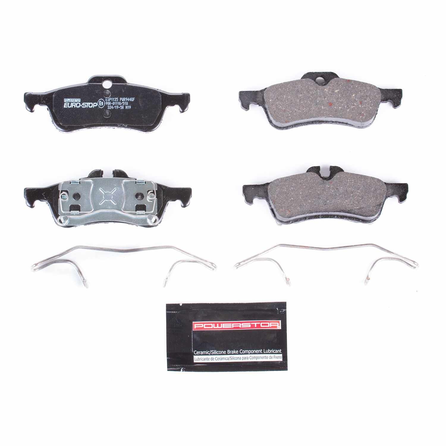 Euro-Stop by PowerStop Disc Brake Pad Set ESP1135