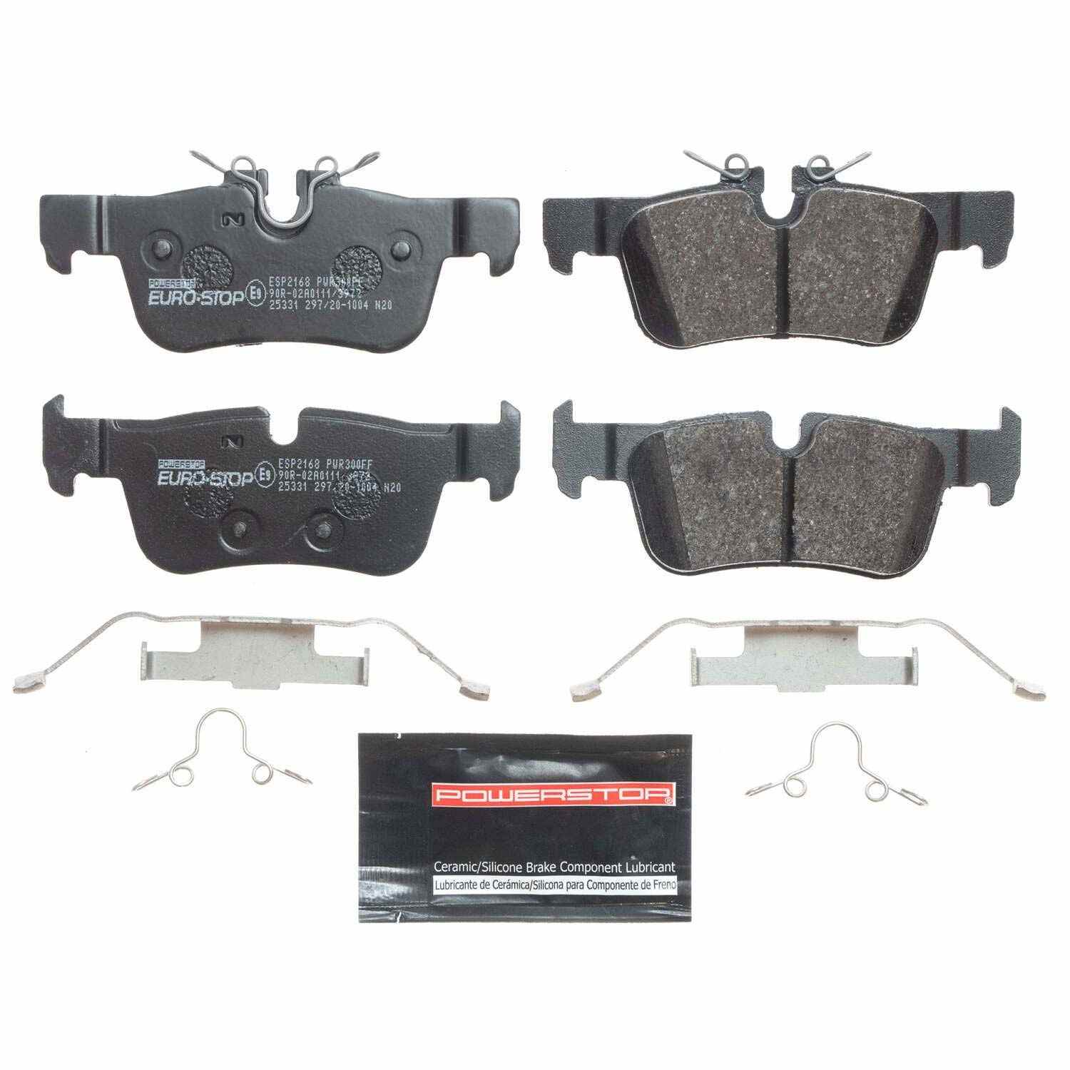 Euro-Stop by PowerStop Disc Brake Pad Set ESP2168