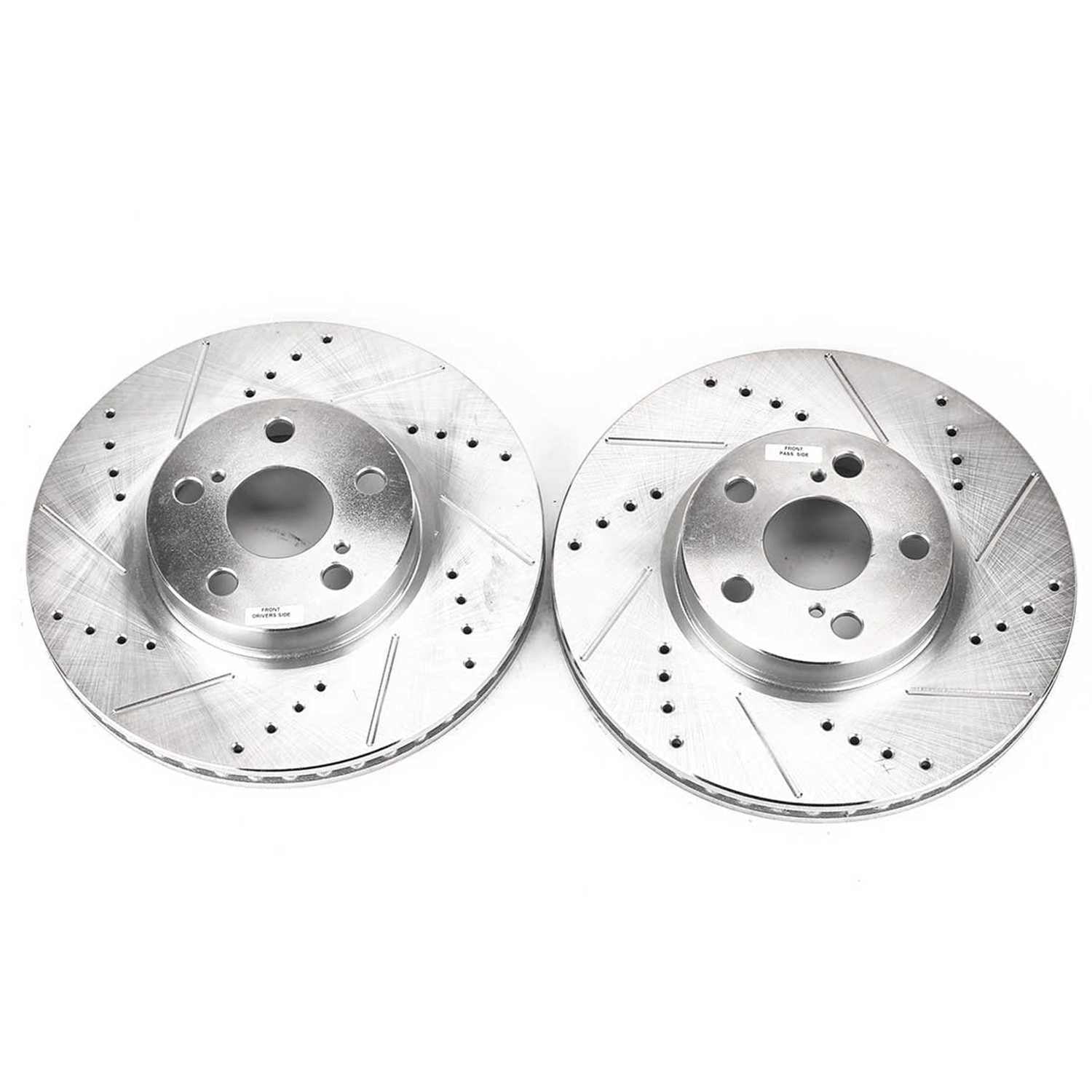 PowerStop Power Stop 09-10 Pontiac Vibe Front Evolution Drilled & Slotted Rotors - Pair JBR1311XPR