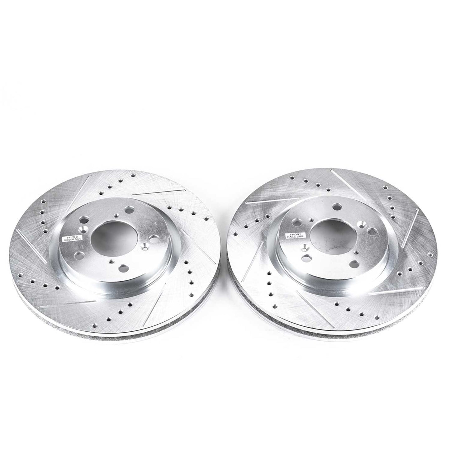 PowerStop Power Stop 09-14 Acura TL Front Evolution Drilled & Slotted Rotors - Pair JBR1383XPR