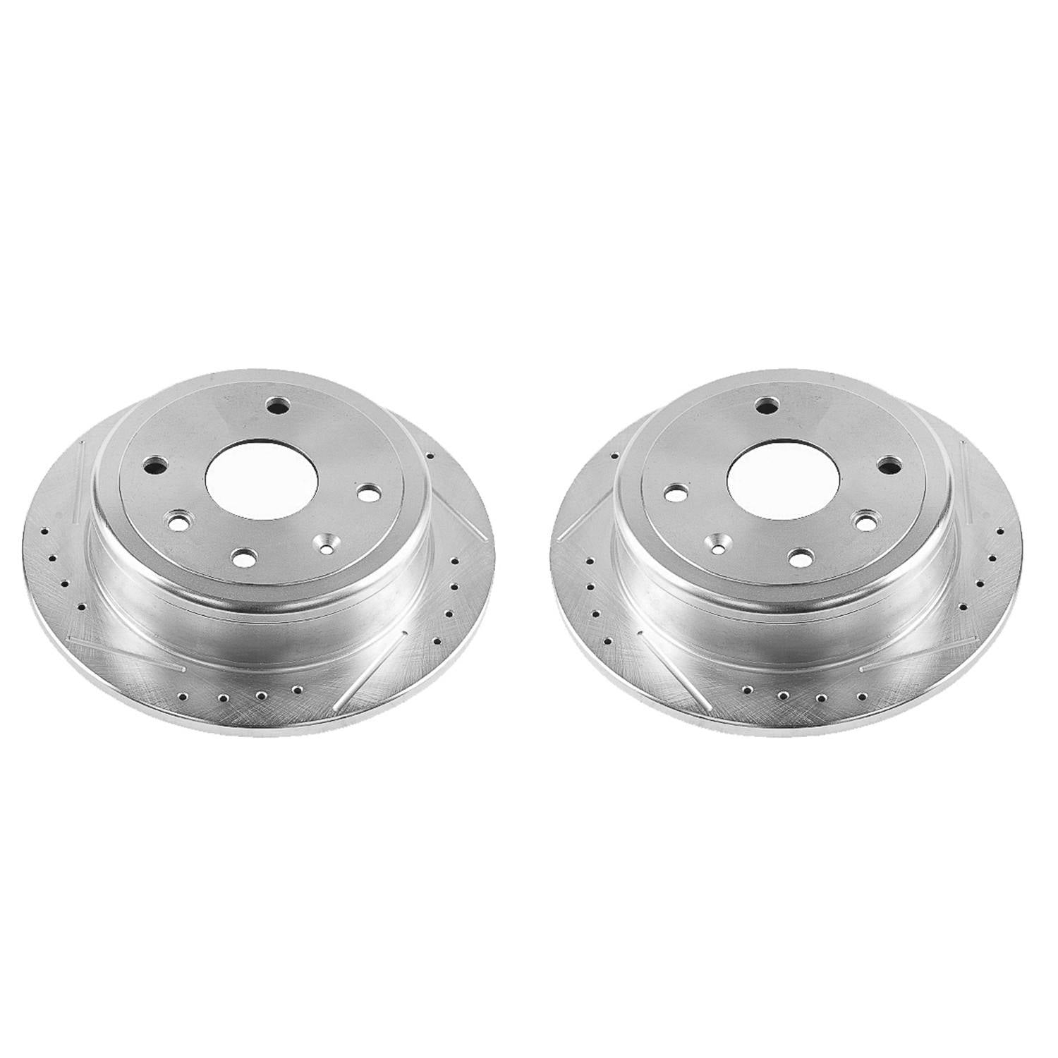 PowerStop Power Stop 04-08 Suzuki Forenza Rear Evolution Drilled & Slotted Rotors - Pair JBR1510XPR