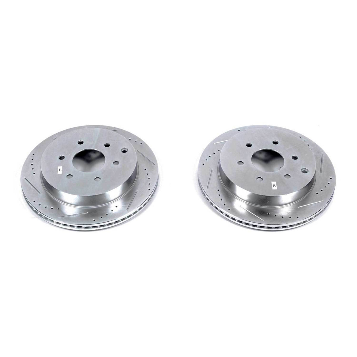 PowerStop Power Stop 11-13 Infiniti QX56 Rear Evolution Drilled & Slotted Rotors - Pair JBR1553XPR