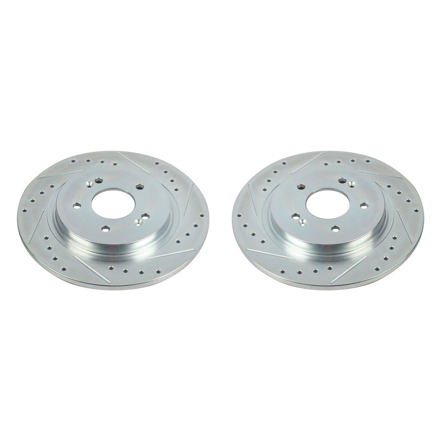 Power Stop 19-20 Hyundai Santa Fe Rear Evolution Drilled & Slotted Rotors - Pair JBR1778XPR