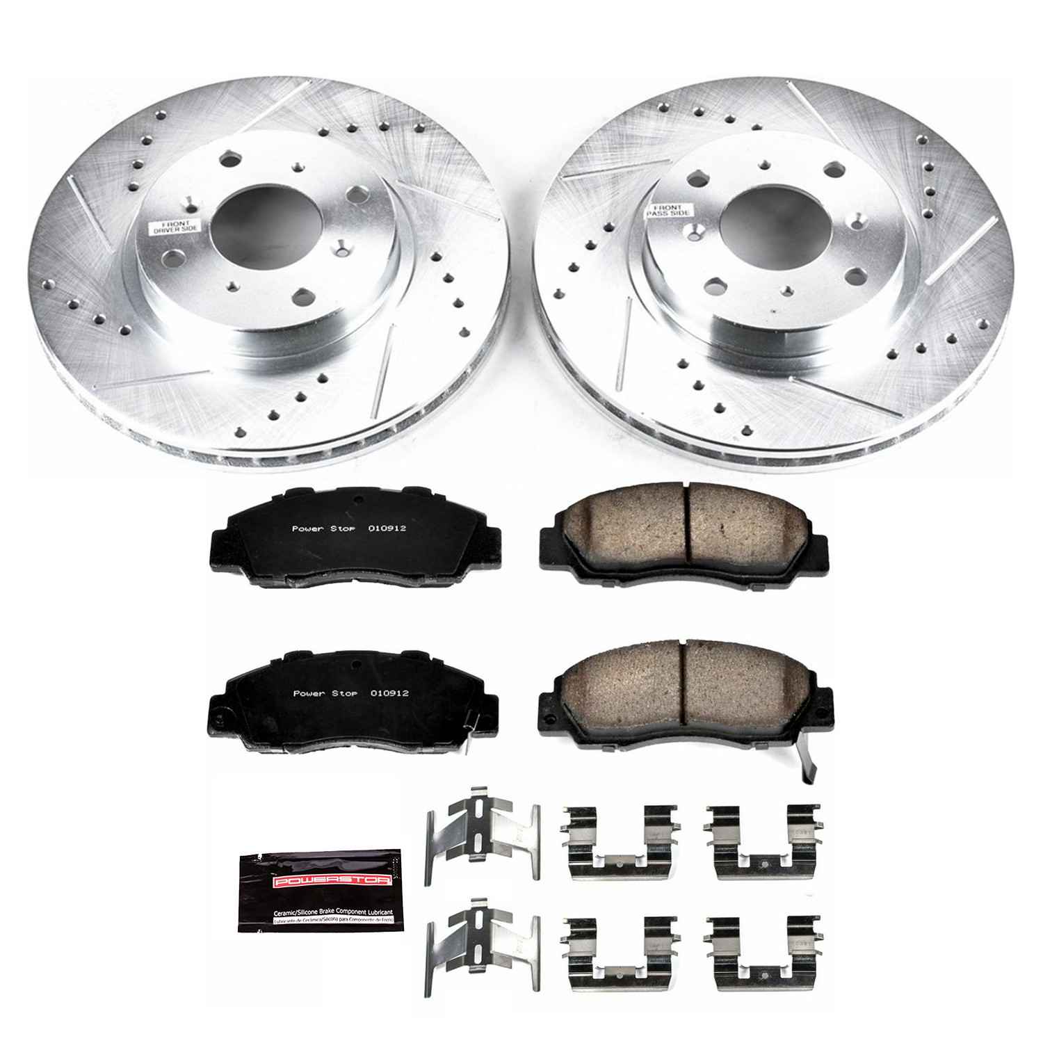 Power Stop 93-96 Honda Prelude Front Z23 Evolution Sport Brake Kit K1037