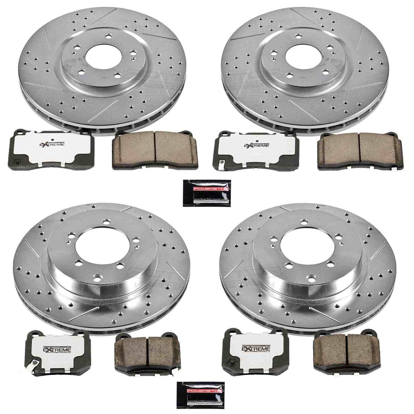 PowerStop Power Stop 03-06 Mitsubishi Lancer Front & Rear Z26 Street Warrior Brake Kit K108-26