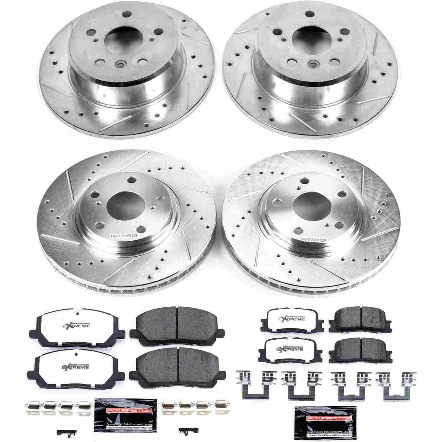 PowerStop Power Stop 01-03 Toyota Highlander Front & Rear Z36 Truck & Tow Brake Kit K1139-36
