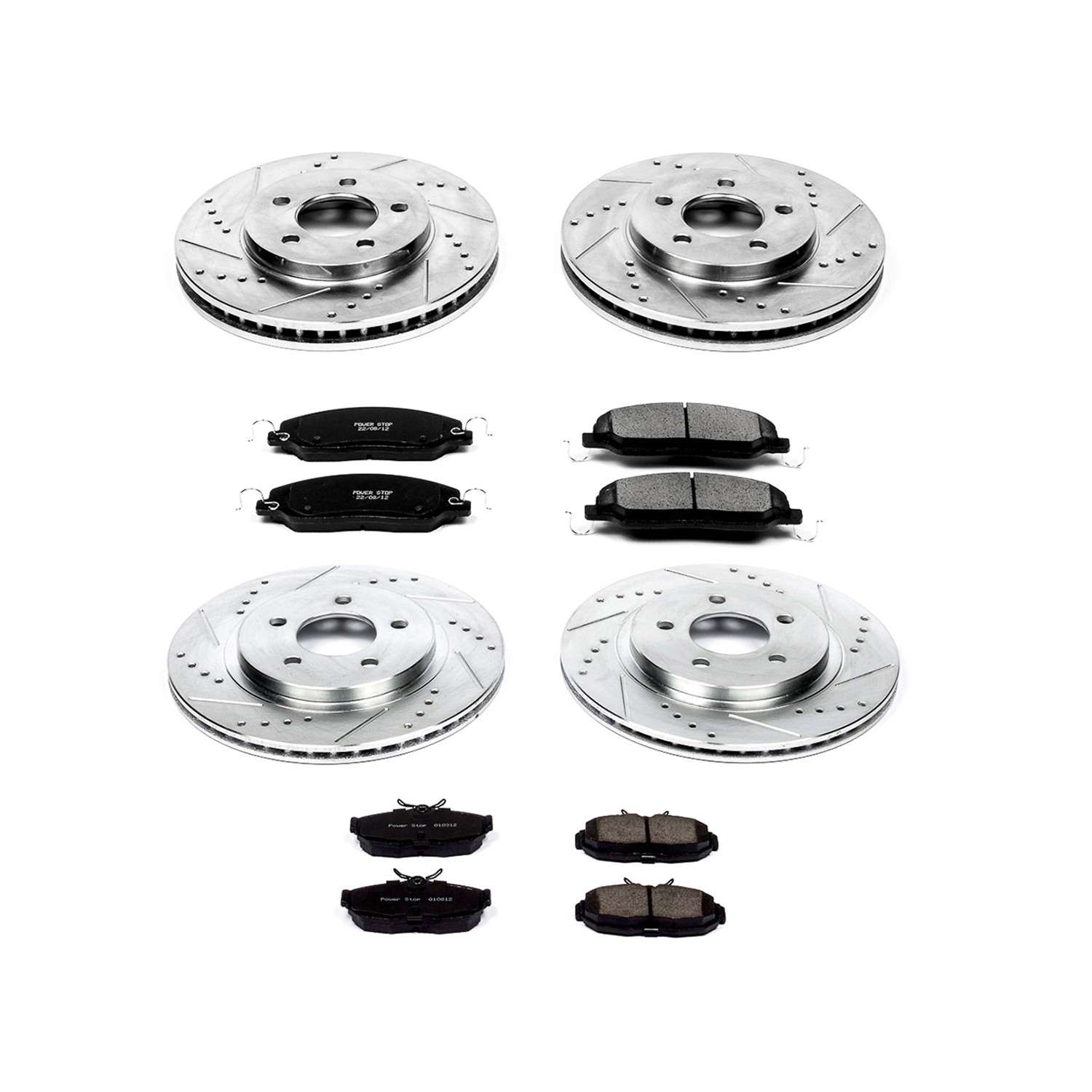PowerStop Power Stop 05-10 Ford Mustang Front & Rear Z23 Evolution Sport Brake Kit K1383