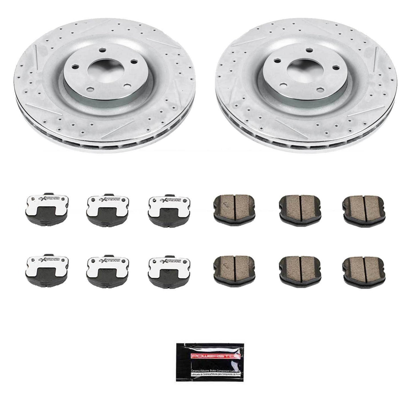 PowerStop Power Stop 06-13 Chevrolet Corvette Front Z26 Street Warrior Brake Kit K1444-26
