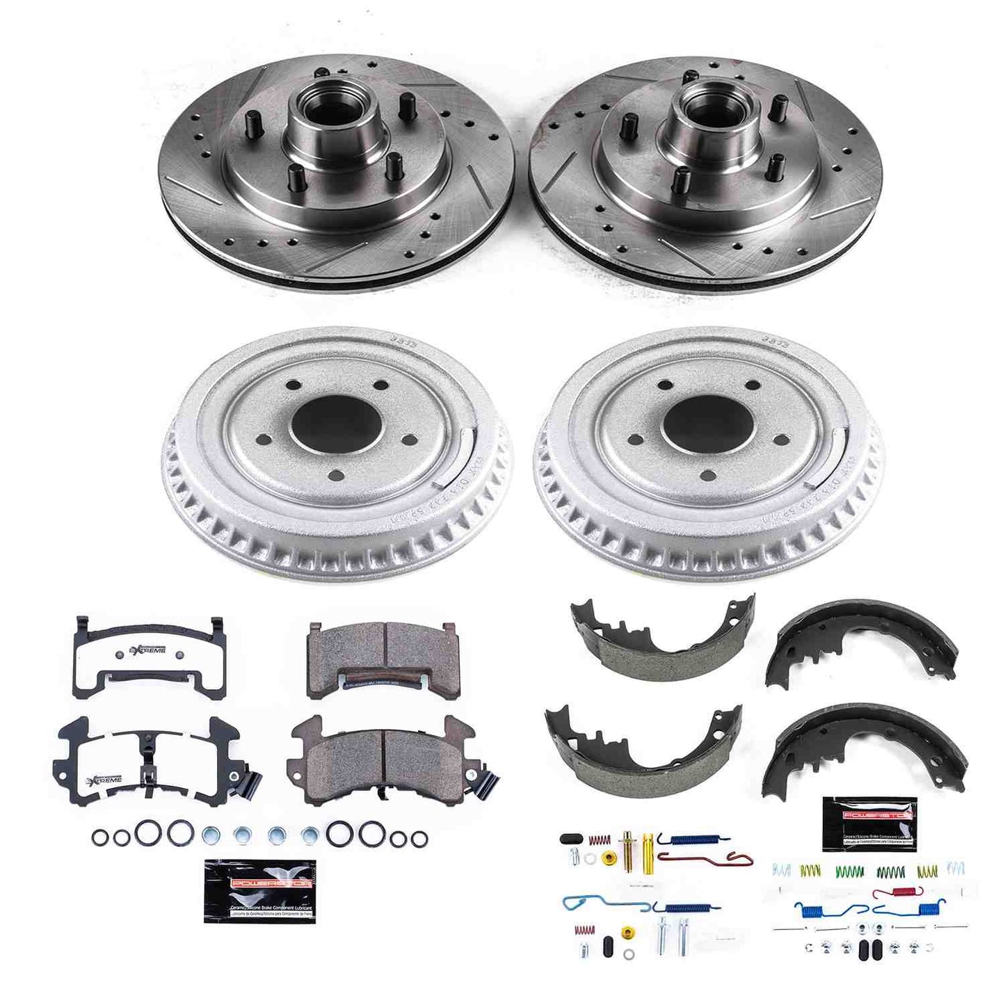 PowerStop Power Stop 87-88 Chevrolet LLV Front & Rear Z26 Street Warrior Brake Kit K15025DK-26