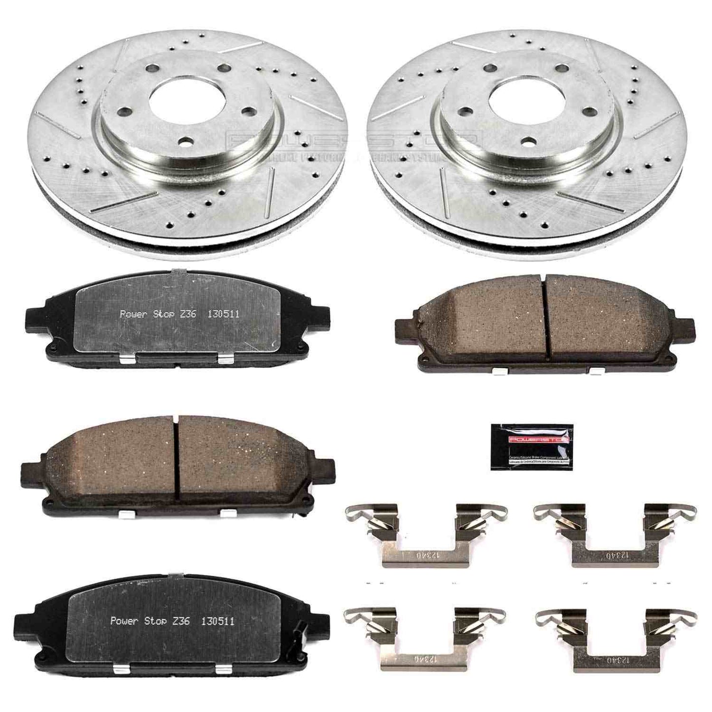 PowerStop Power Stop 04-09 Nissan Quest Front Z36 Truck & Tow Brake Kit K150-36