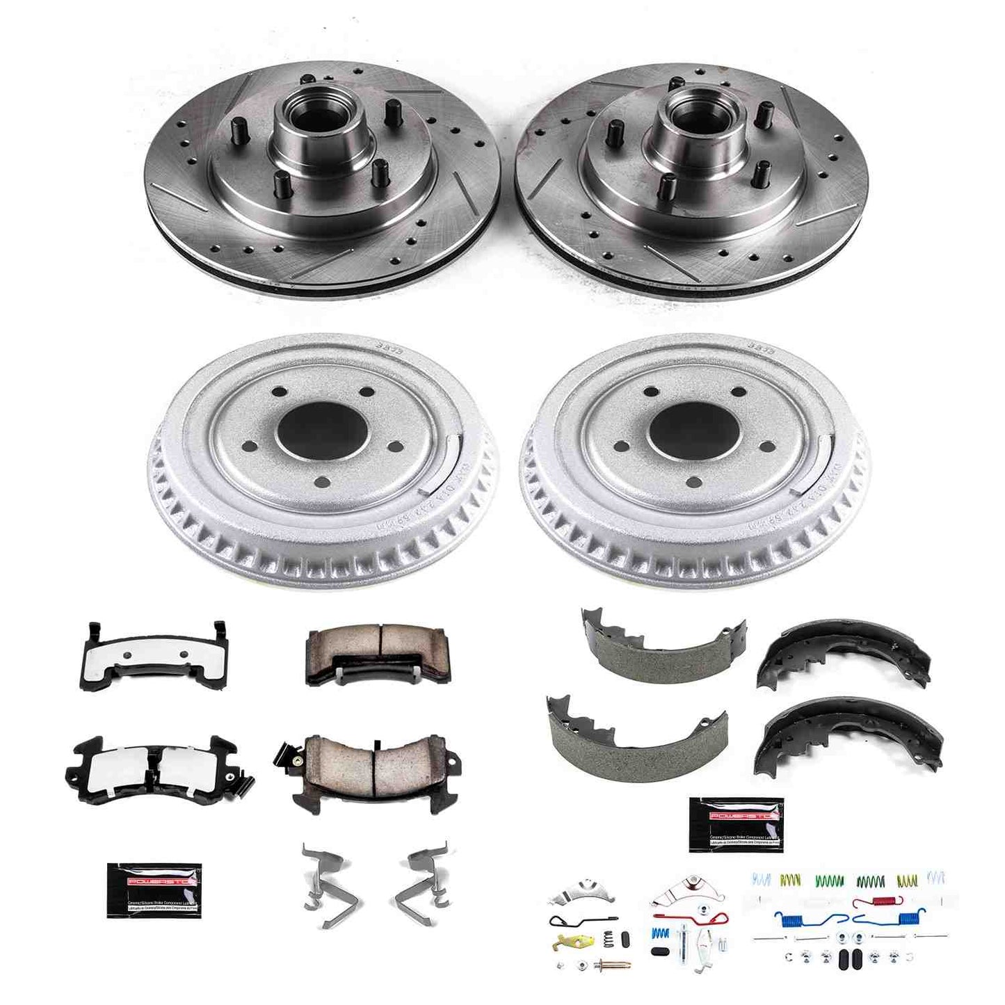 PowerStop Power Stop 1984 Buick Regal Front & Rear Z36 Truck & Tow Brake Kit K15043DK-36