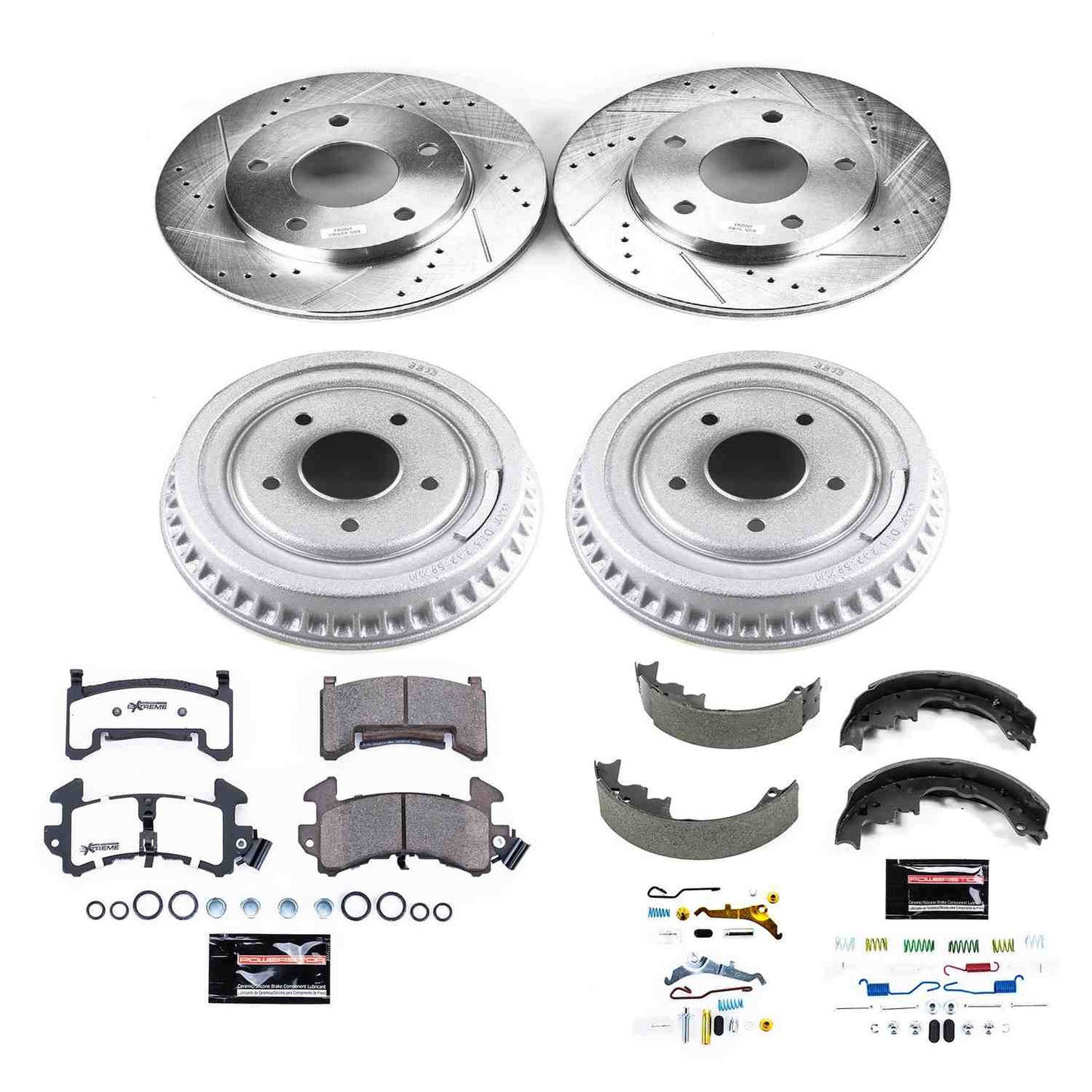 PowerStop Power Stop 83-91 Chevrolet S10 Front & Rear Z26 Street Warrior Brake Kit K15050DK-26