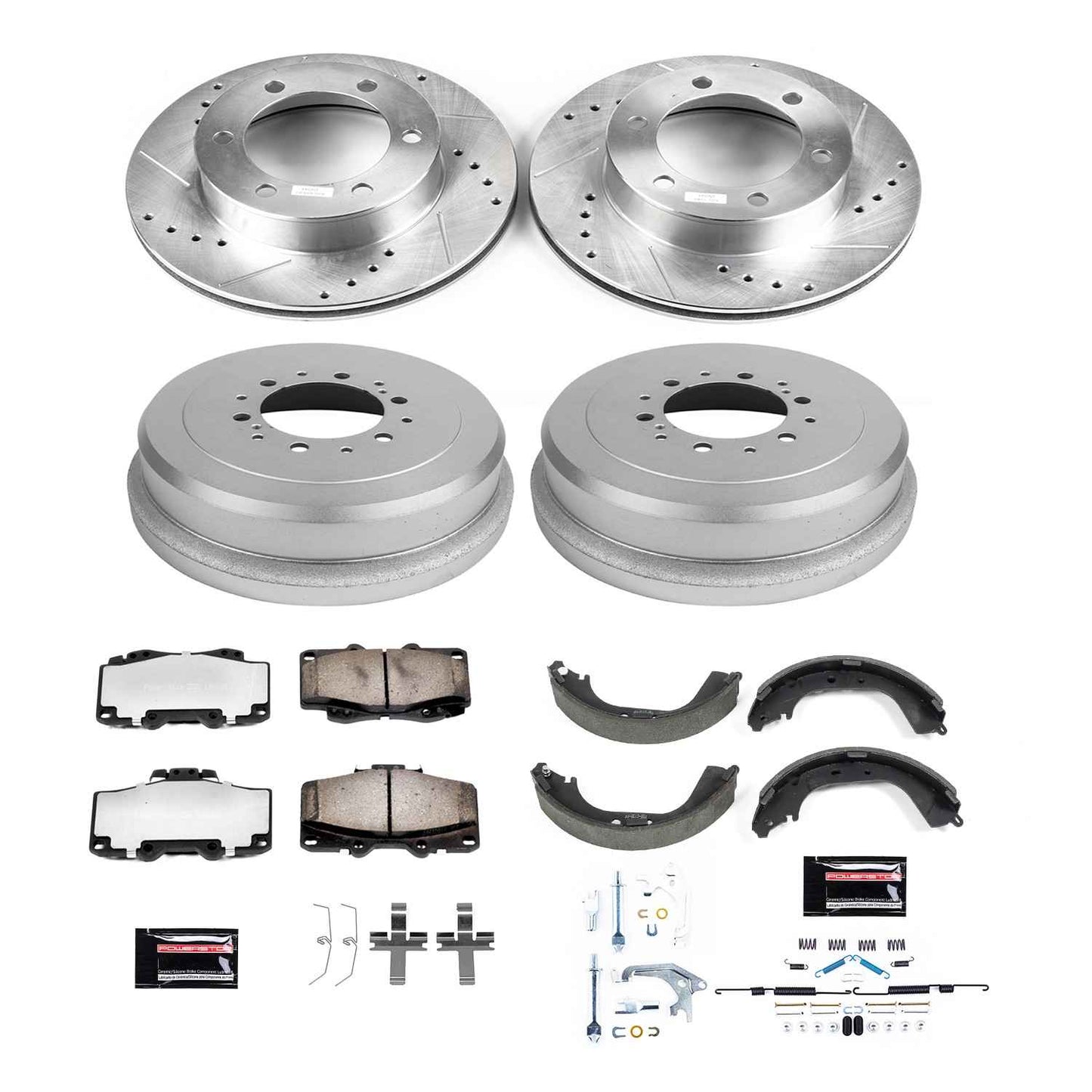 PowerStop Power Stop 95-00 Toyota 4Runner Front & Rear Z36 Truck & Tow Brake Kit K15095DK-36