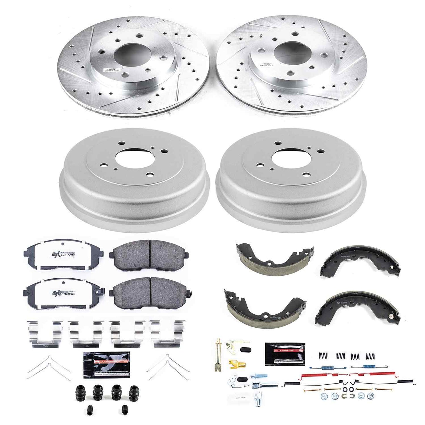 PowerStop Power Stop 93-99 Nissan Altima Front & Rear Z26 Street Warrior Brake Kit K15135DK-26