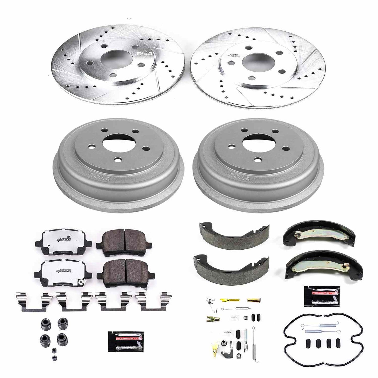 PowerStop Power Stop 2008 Chevrolet HHR Front & Rear Z26 Street Warrior Brake Kit K15223DK-26