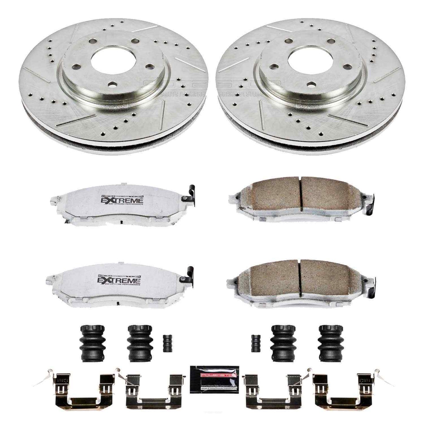 PowerStop Power Stop 03-04 Infiniti M45 Front Z26 Street Warrior Brake Kit K152-26