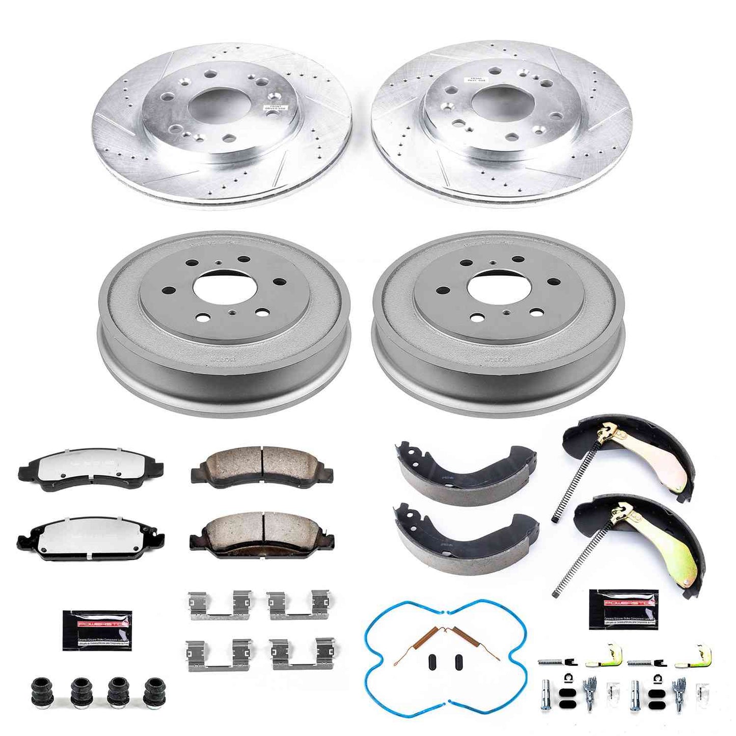 PowerStop Power Stop 07-08 Chevrolet Silverado 1500 Front & Rear Z36 Truck & Tow Brake Kit K15238DK-36