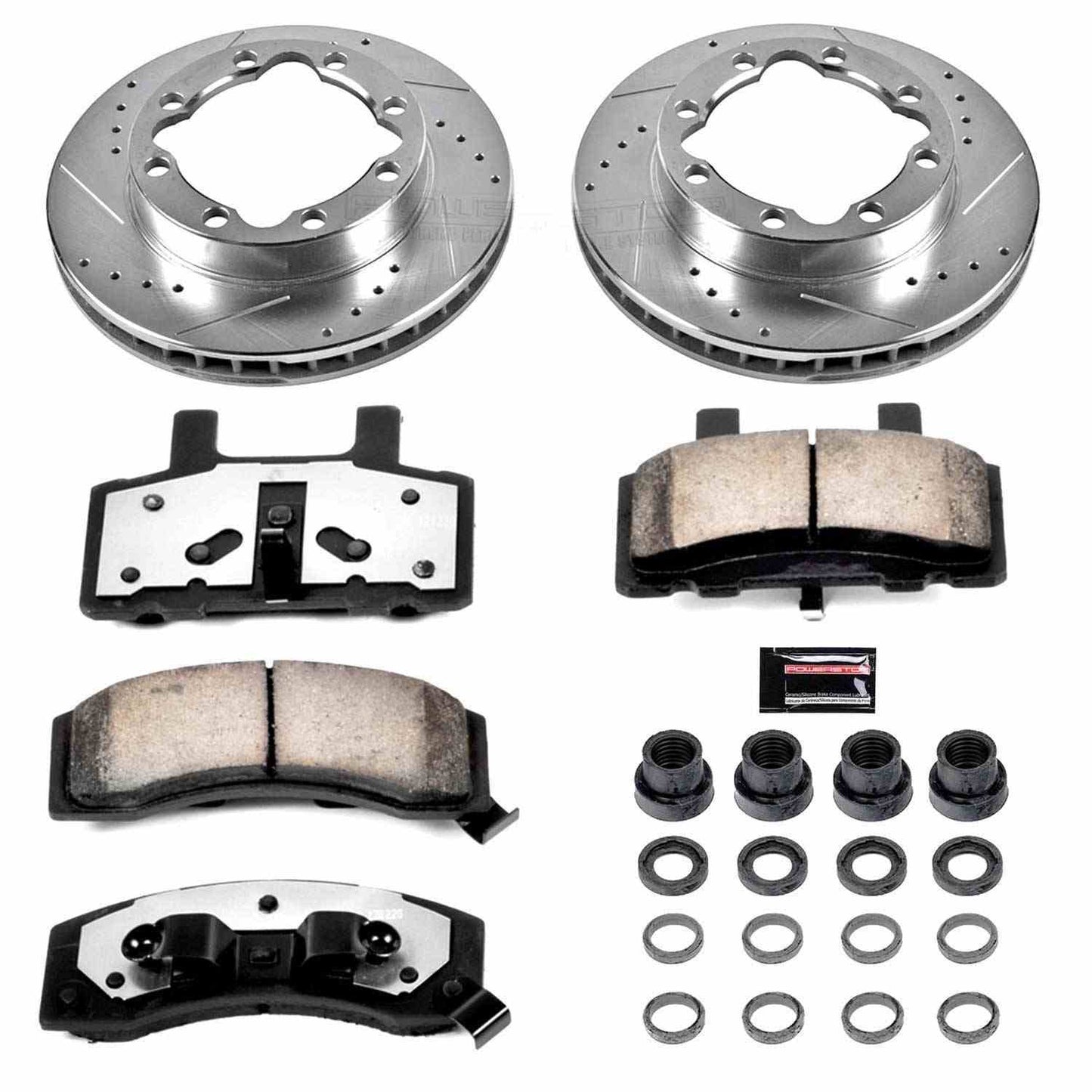 PowerStop Power Stop 94-99 Chevrolet K1500 Suburban Front Z36 Truck & Tow Brake Kit K1524-36