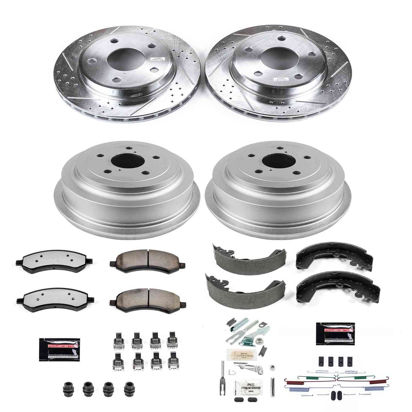 PowerStop Power Stop 05-10 Dodge Dakota Front & Rear Z36 Truck & Tow Brake Kit K15254DK-36