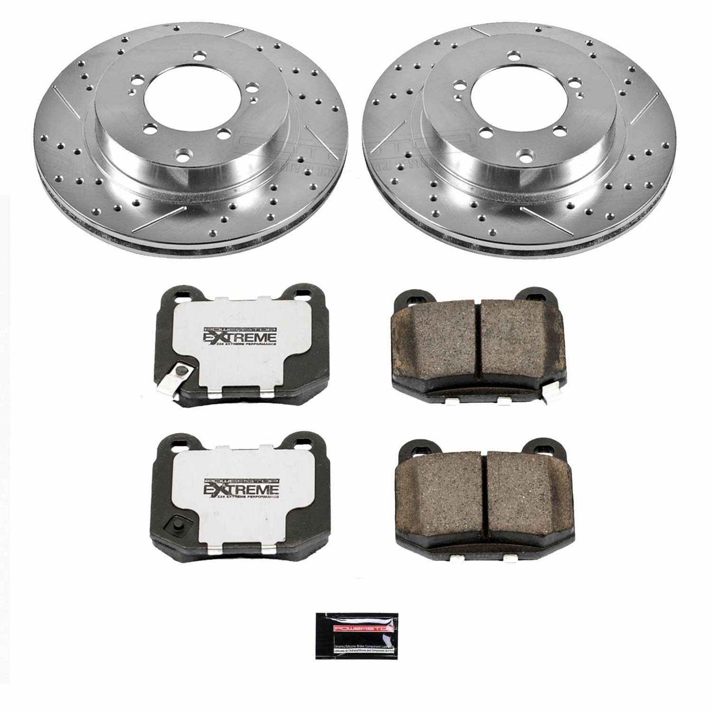 PowerStop Power Stop 03-06 Mitsubishi Lancer Rear Z26 Street Warrior Brake Kit K156-26