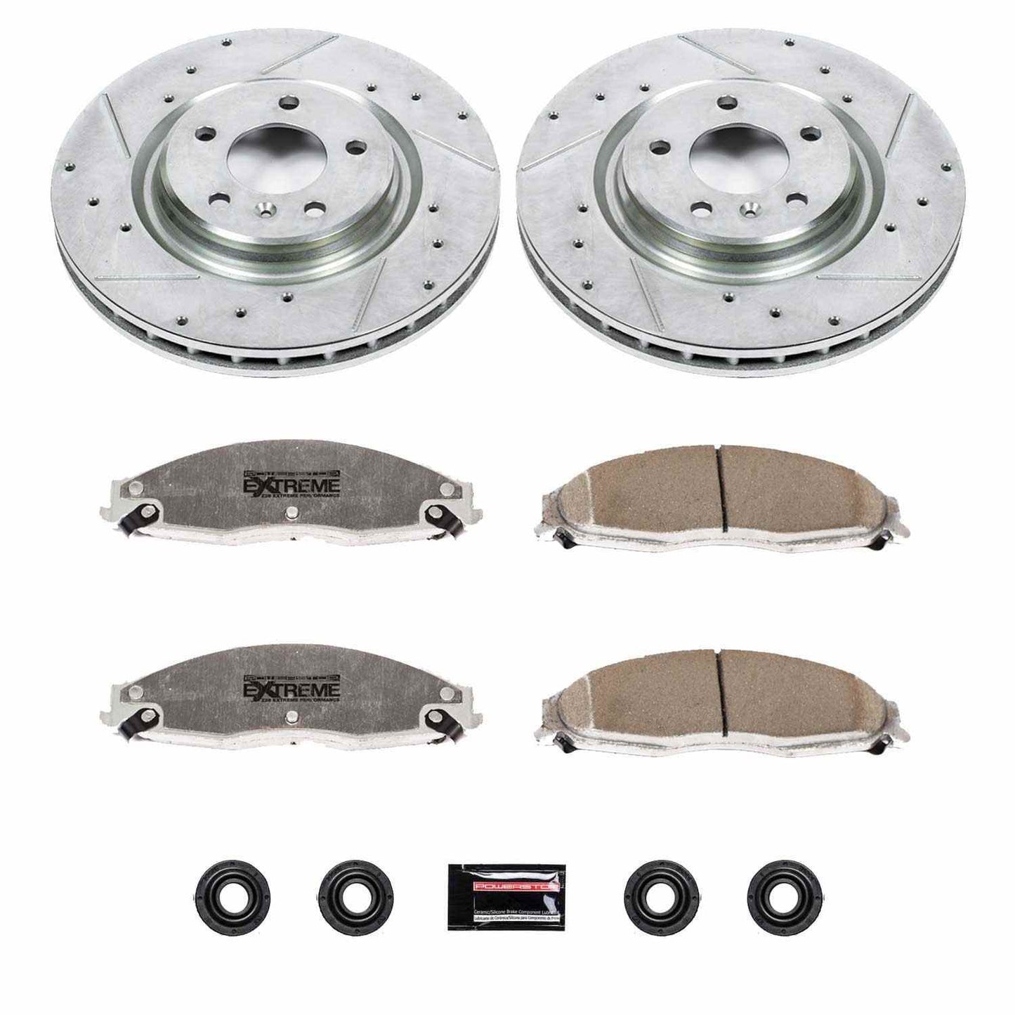 PowerStop Power Stop 05-08 Pontiac Grand Prix Front Z26 Street Warrior Brake Kit K1597-26