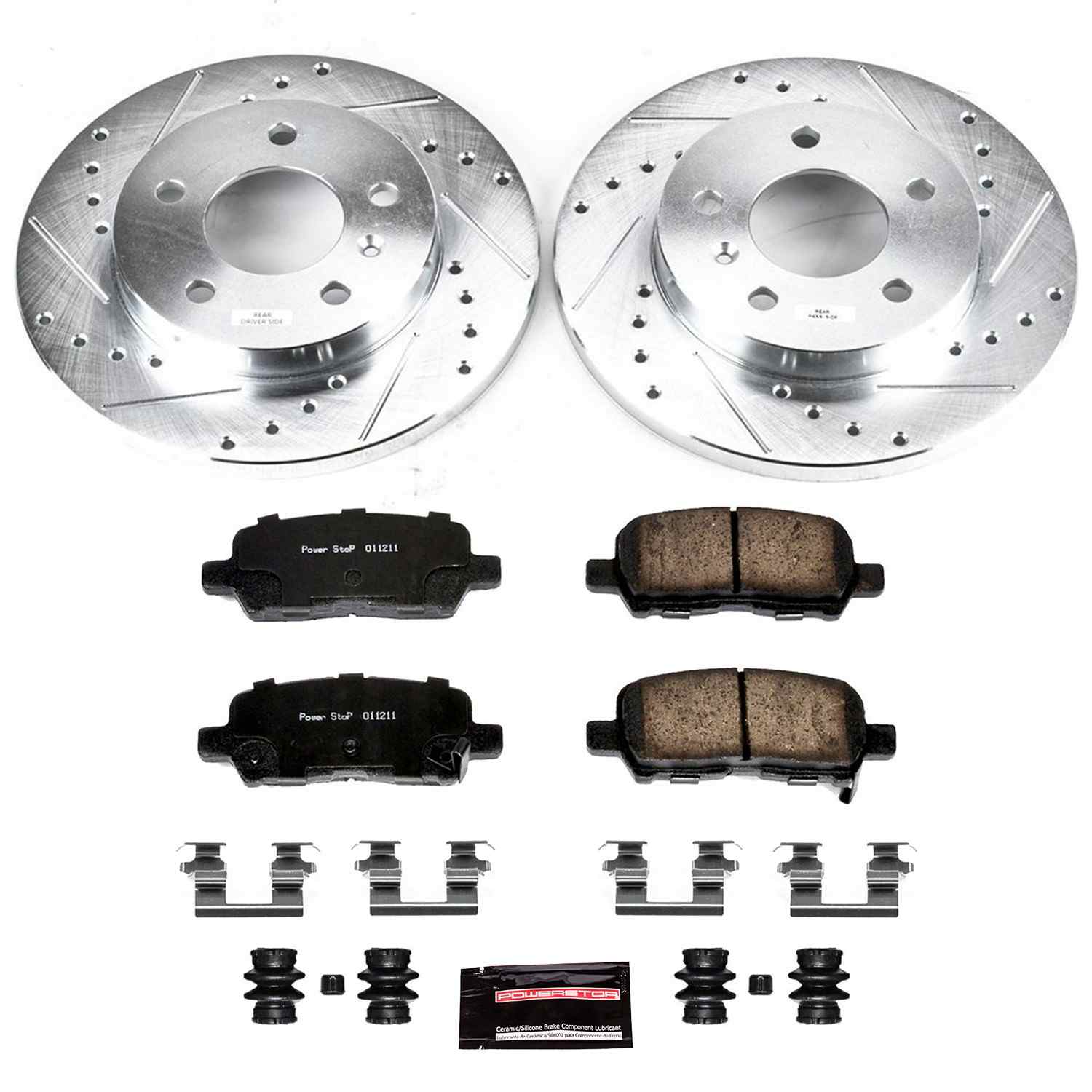 Power Stop 05-09 Buick Allure Rear Z23 Evolution Sport Brake Kit K1602