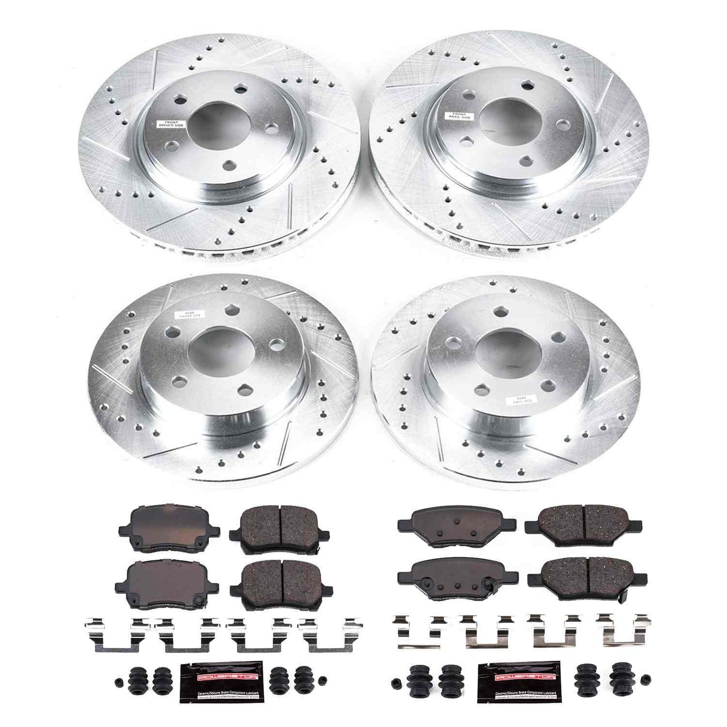 Power Stop 05-06 Chevrolet Cobalt Front & Rear Z23 Evolution Sport Brake Kit K1612