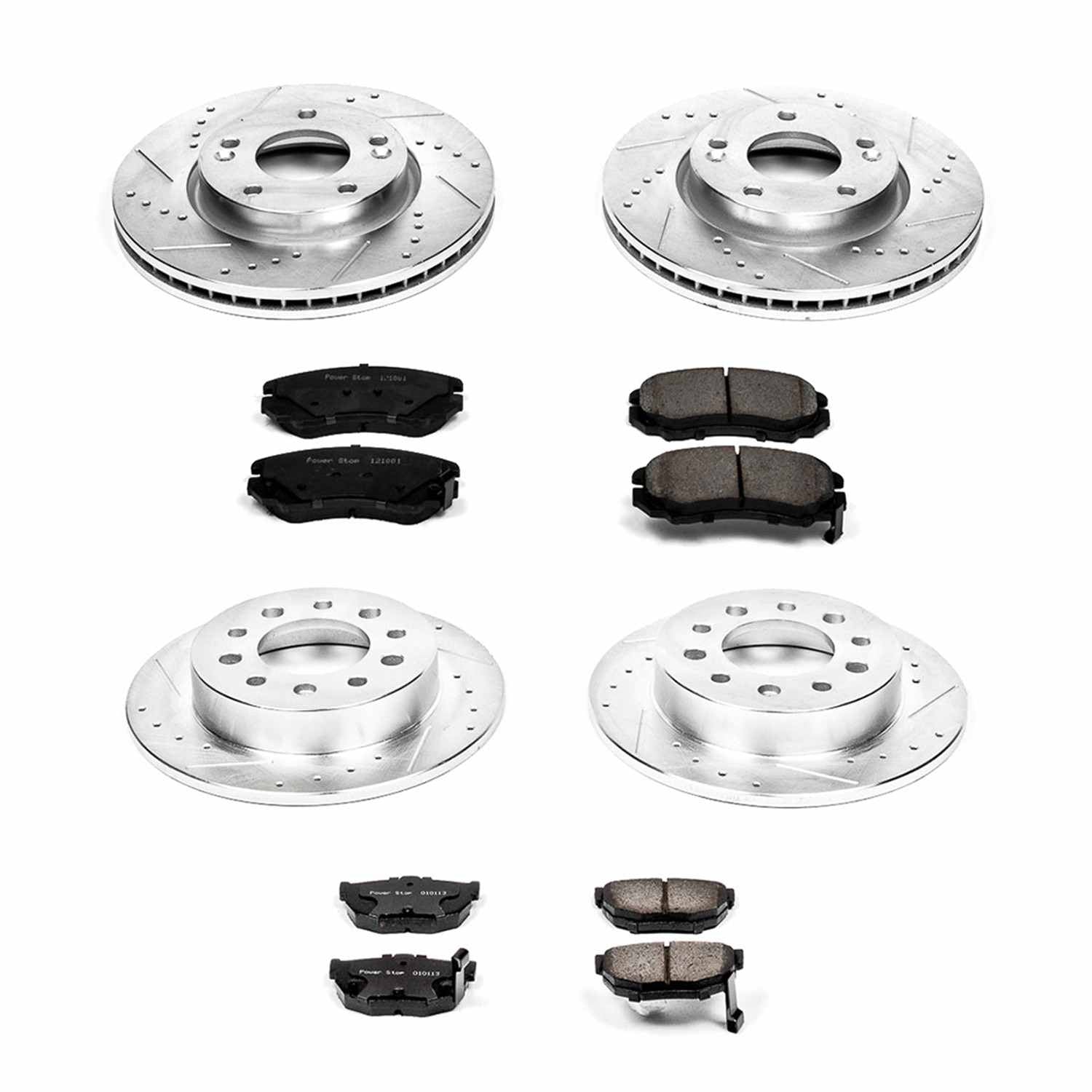 Power Stop 03-08 Hyundai Tiburon Front & Rear Z23 Evolution Sport Brake Kit K166