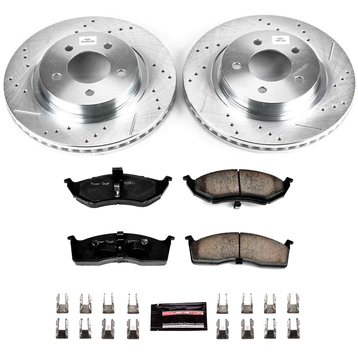 Power Stop 99-04 Chrysler 300M Front Z23 Evolution Sport Brake Kit K1692