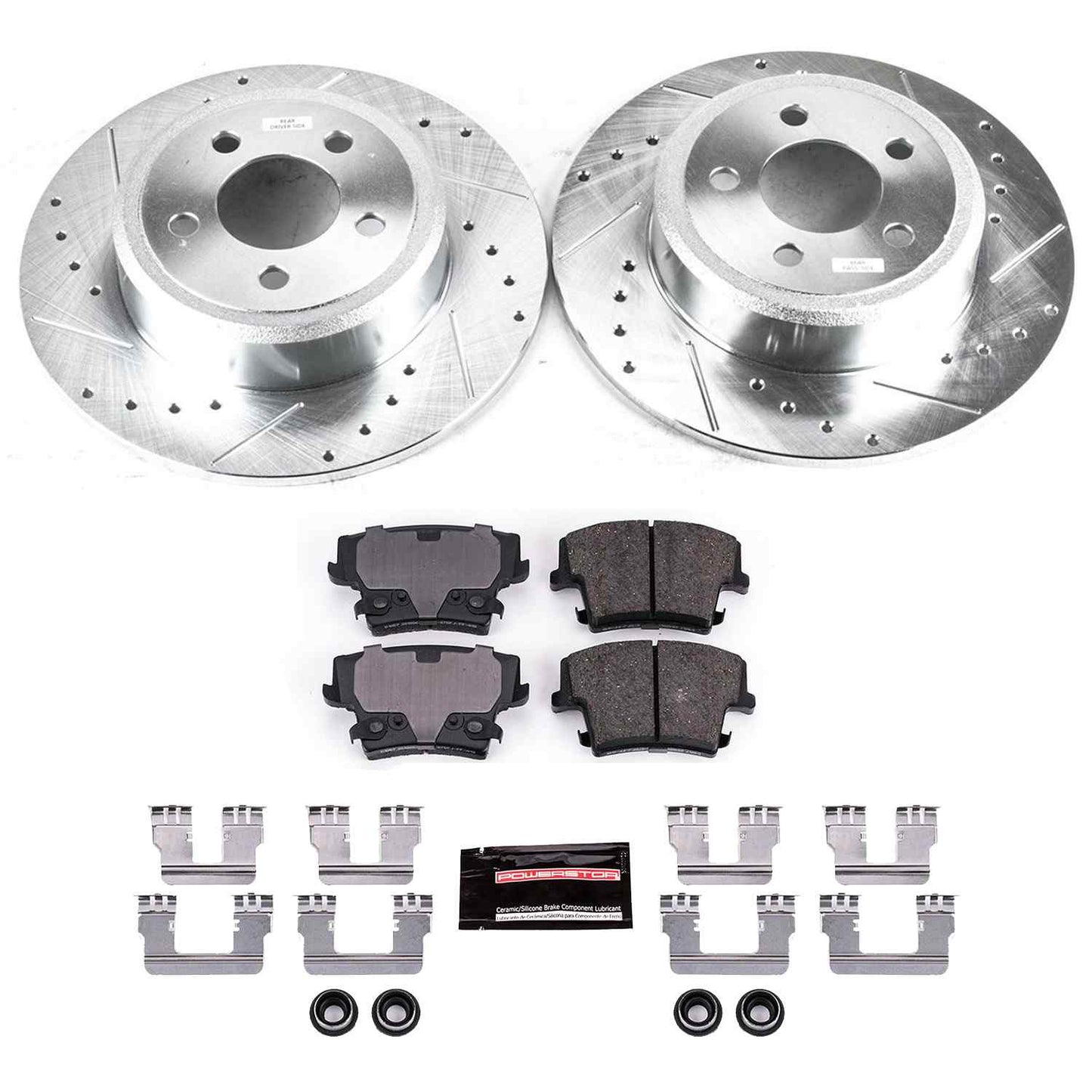 PowerStop Power Stop 05-19 Chrysler 300 Rear Z23 Evolution Sport Brake Kit K1719