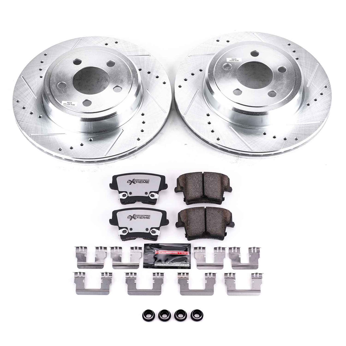 PowerStop Power Stop 05-19 Chrysler 300 Rear Z26 Street Warrior Brake Kit K1720-26