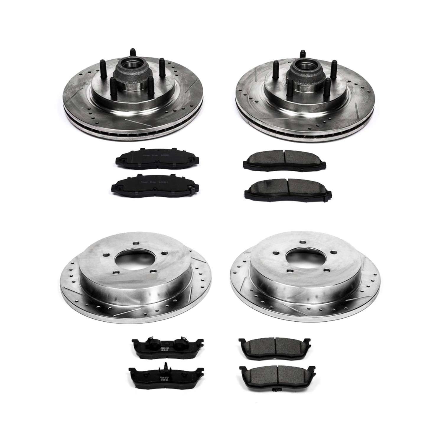 PowerStop Power Stop 00-03 Ford F-150 Front & Rear Z23 Evolution Sport Brake Kit K1915