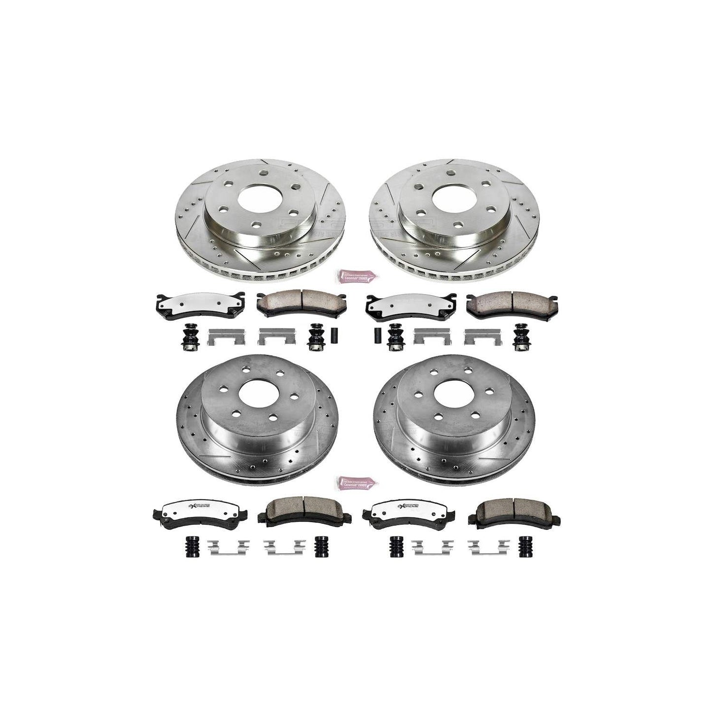 PowerStop Power Stop 03-05 Chevrolet Express 2500 Front & Rear Z36 Truck & Tow Brake Kit K2017-36