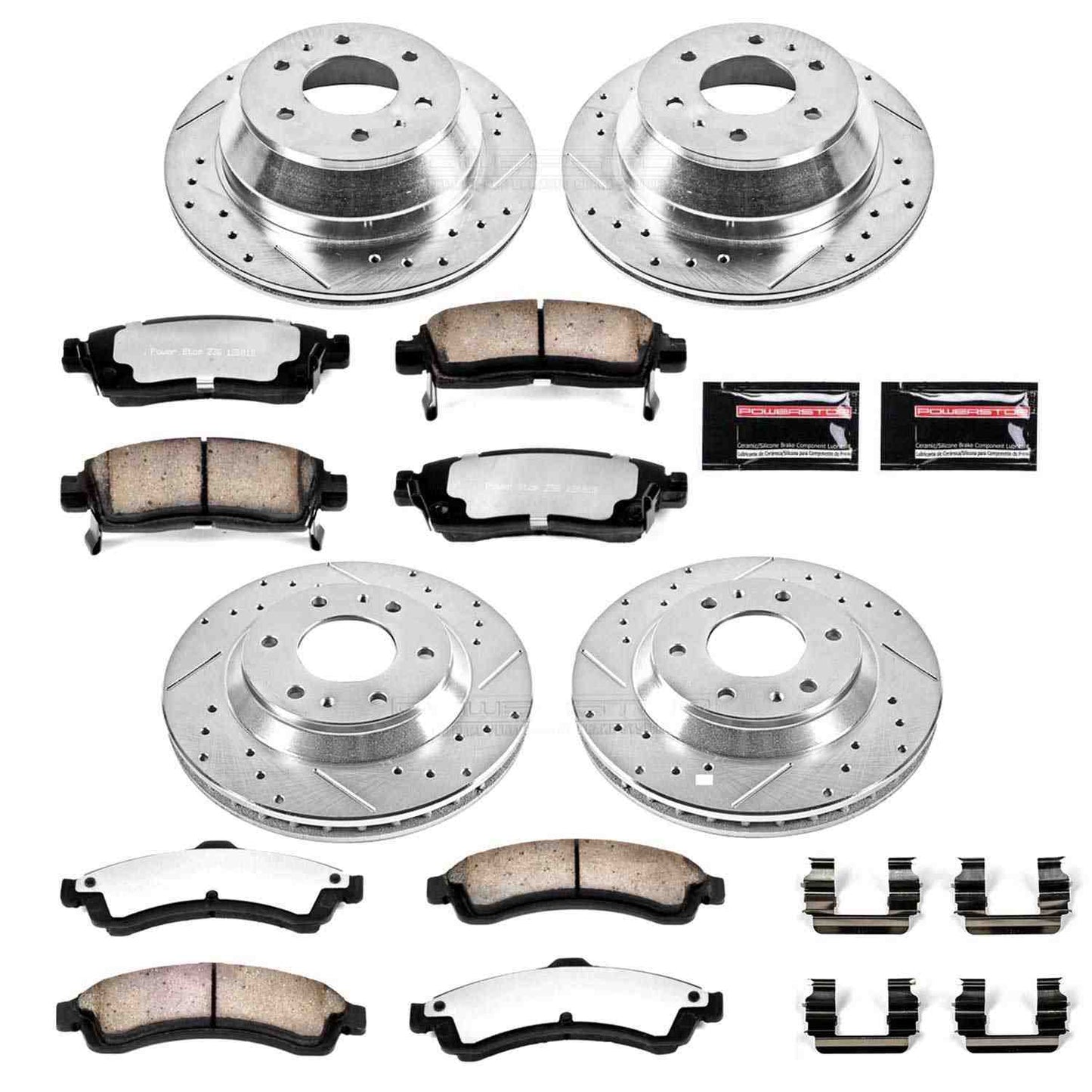 PowerStop Power Stop 04-05 Buick Rainier Front & Rear Z36 Truck & Tow Brake Kit K2058-36