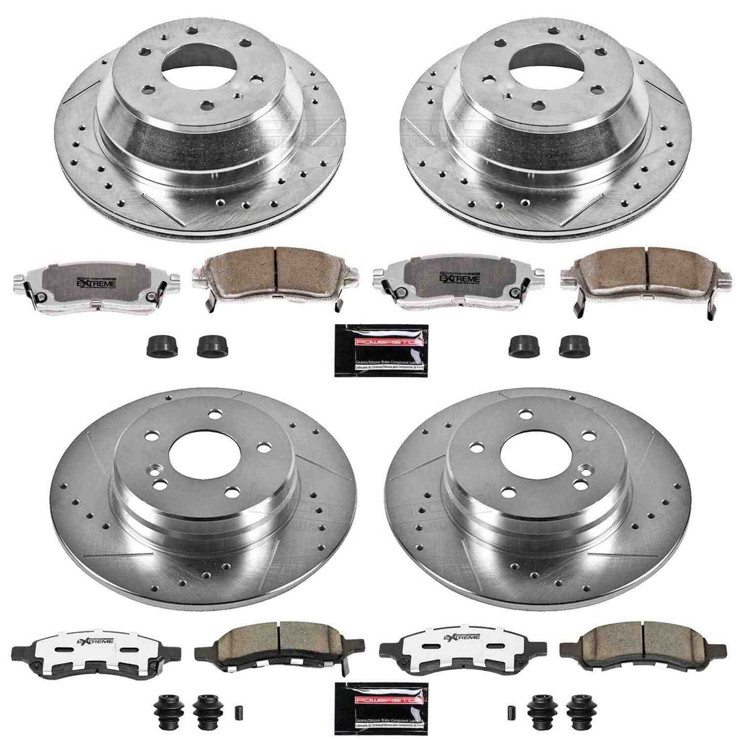 PowerStop Power Stop 06-07 Buick Rainier Front & Rear Z26 Street Warrior Brake Kit K2085-26