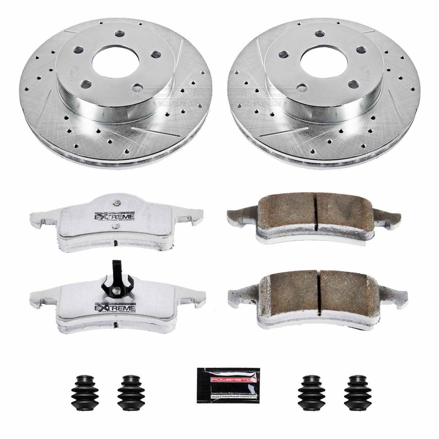 PowerStop Power Stop 99-04 Jeep Grand Cherokee Rear Z26 Street Warrior Brake Kit K2151-26