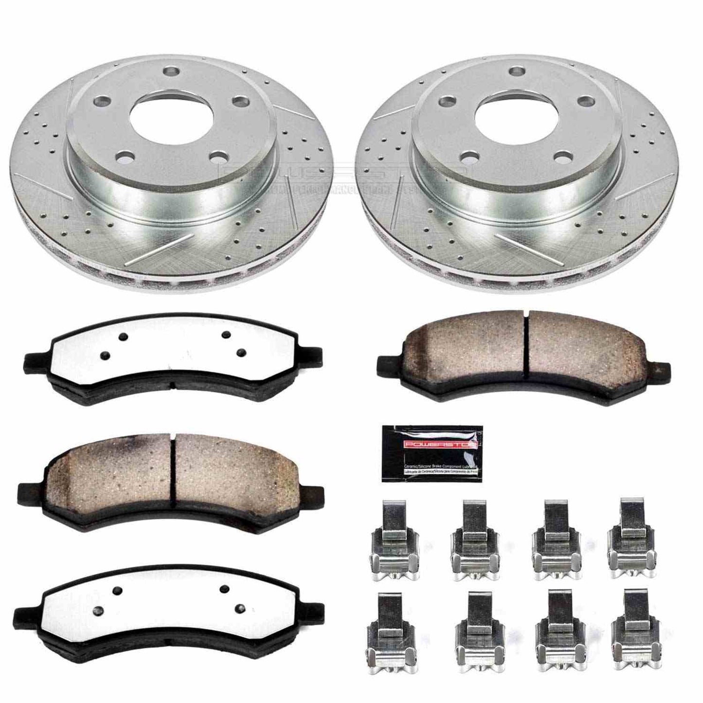 PowerStop Power Stop 05-10 Dodge Dakota Front Z36 Truck & Tow Brake Kit K2193-36