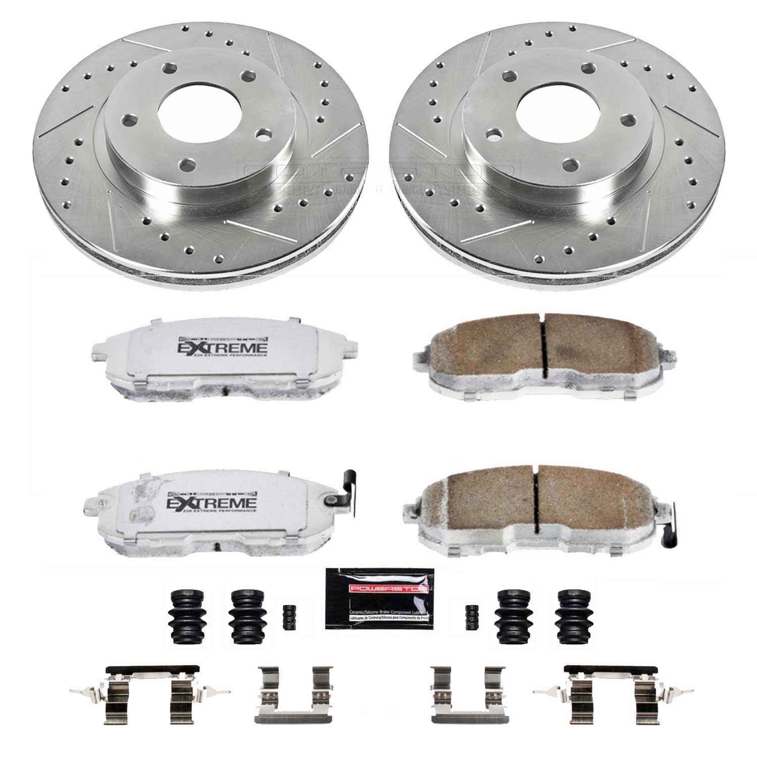 PowerStop Power Stop 00-01 Infiniti I30 Front Z26 Street Warrior Brake Kit K2280-26