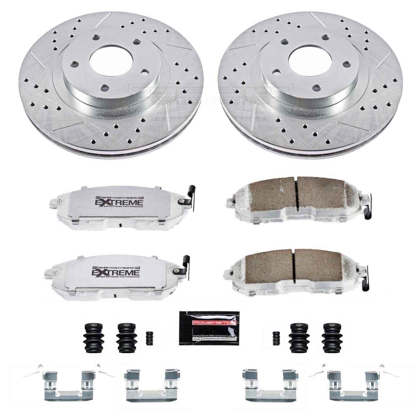 PowerStop Power Stop 02-04 Infiniti I35 Front Z26 Street Warrior Brake Kit K2282-26