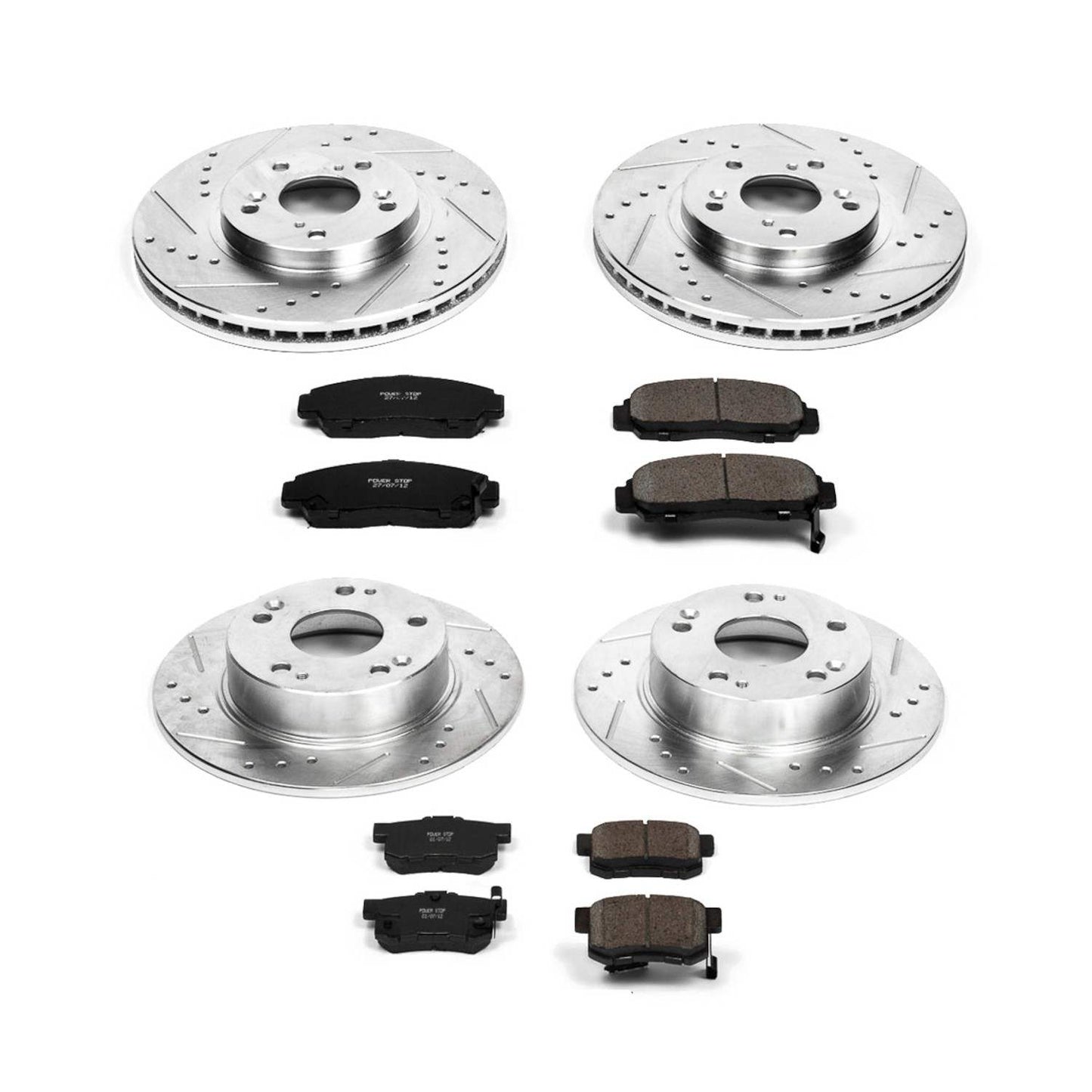 PowerStop Power Stop 04-08 Acura TSX Front & Rear Z23 Evolution Sport Brake Kit K2297