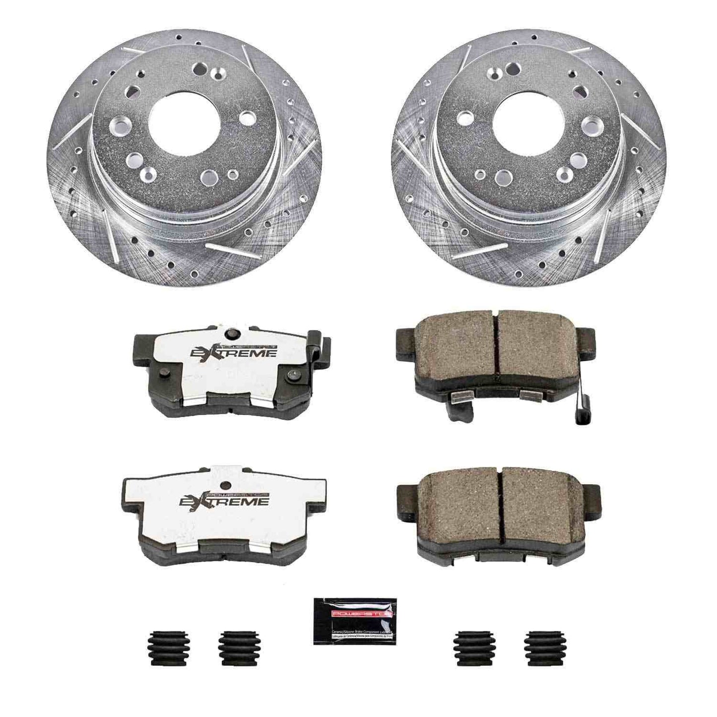 PowerStop Power Stop 01-03 Acura CL Rear Z26 Street Warrior Brake Kit K2383-26