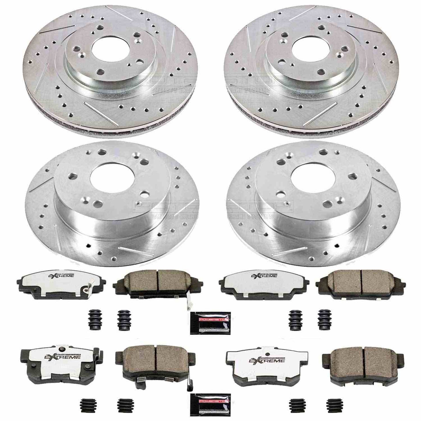 PowerStop Power Stop 02-06 Acura RSX Front & Rear Z26 Street Warrior Brake Kit K2441-26