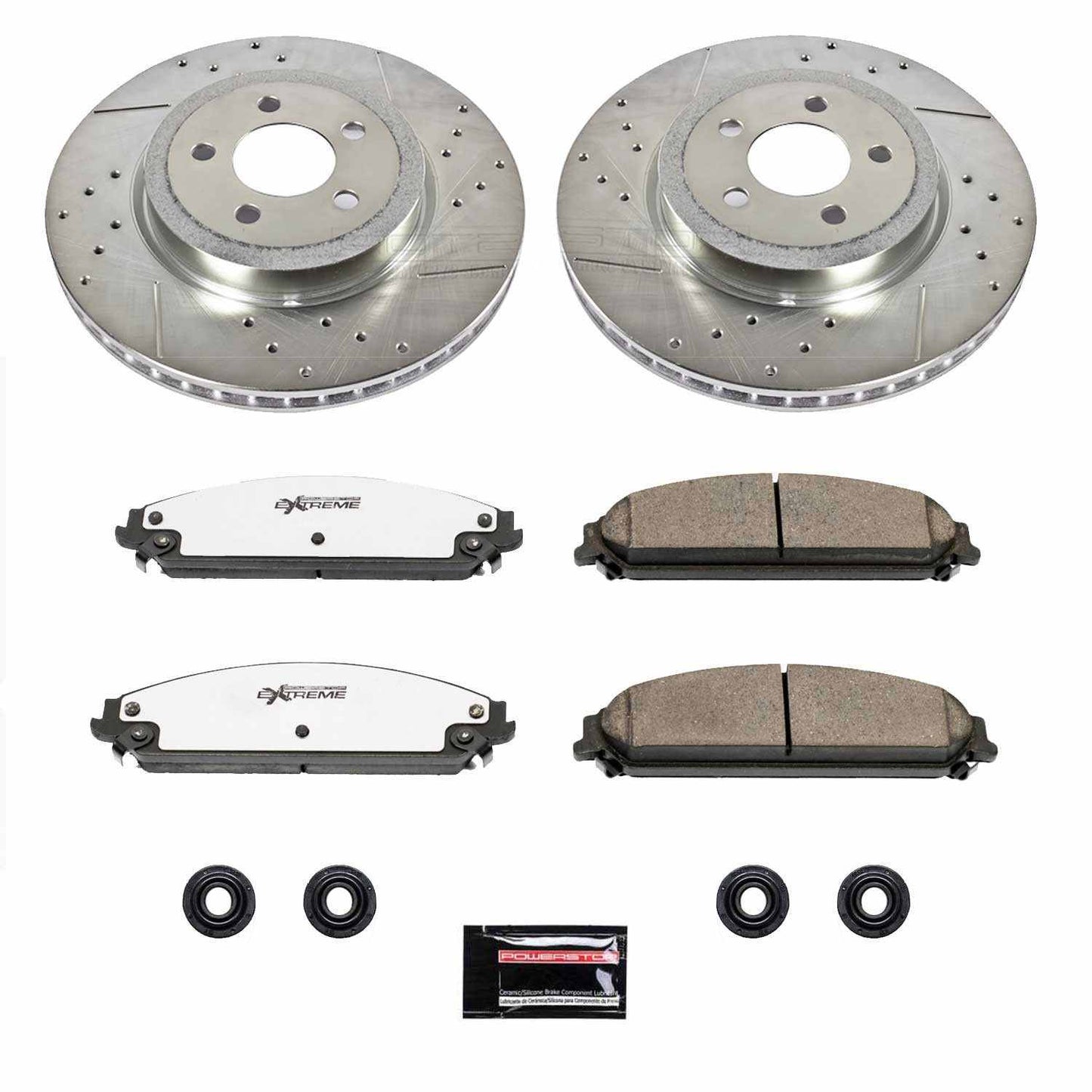 PowerStop Power Stop 05-19 Chrysler 300 Front Z26 Street Warrior Brake Kit K2560-26
