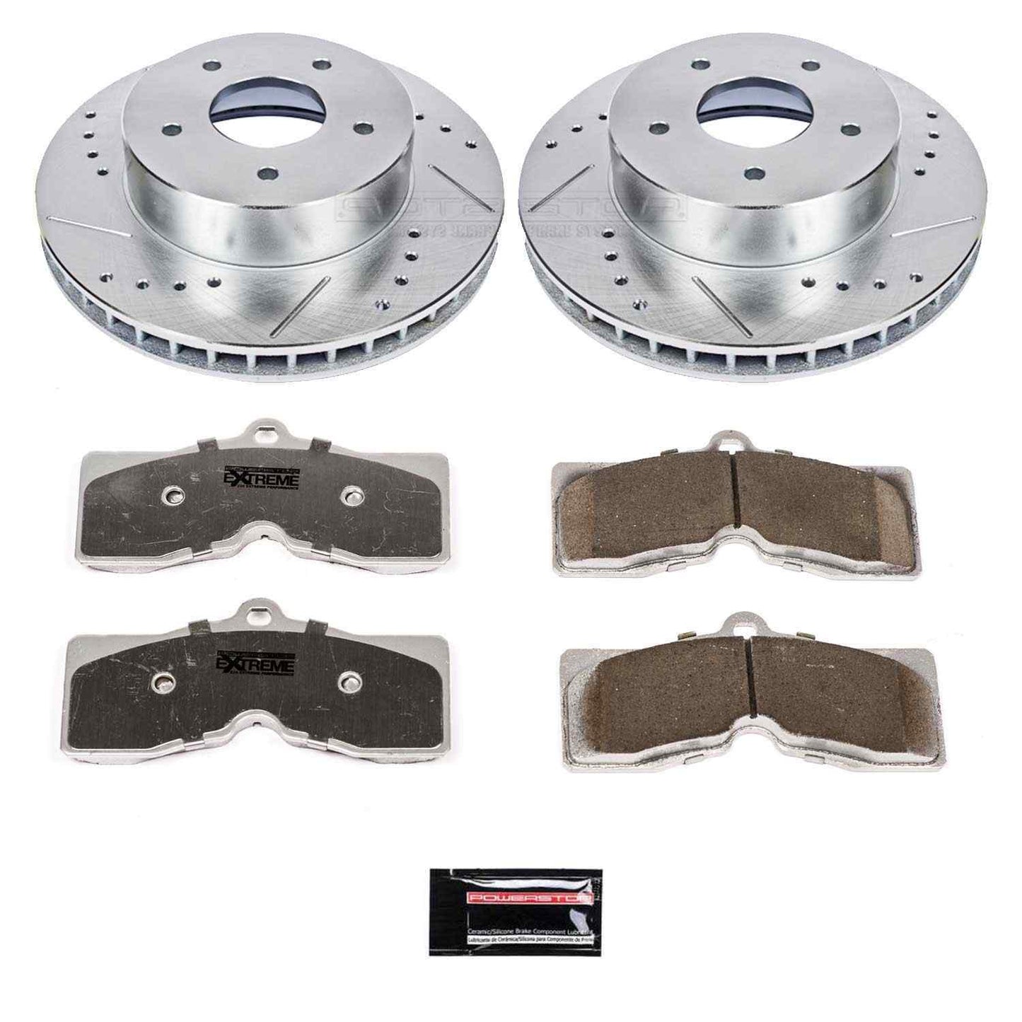 PowerStop Power Stop 63-82 Chevrolet Corvette Front Z26 Street Warrior Brake Kit K2598-26