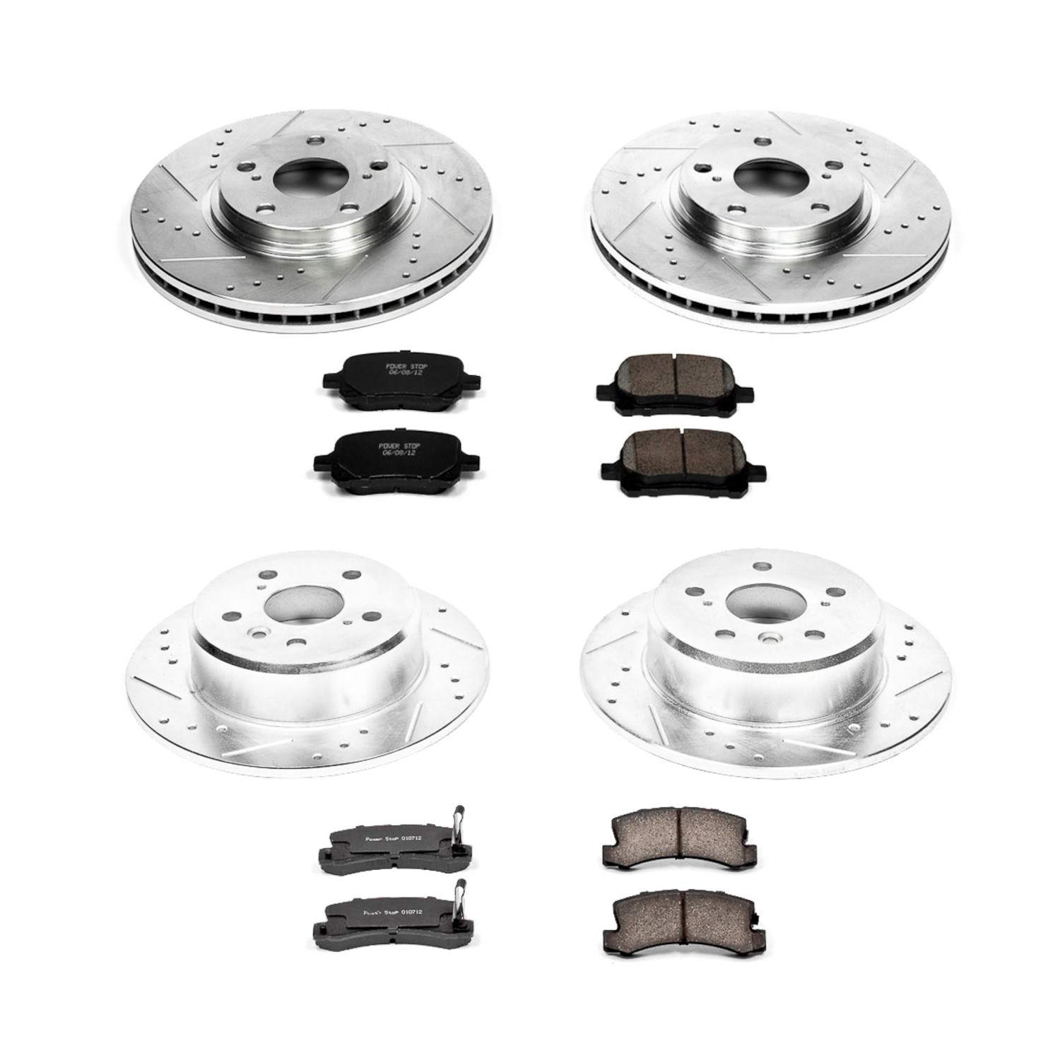 Power Stop 99-01 Lexus RX300 Front & Rear Z23 Evolution Sport Brake Kit K2774