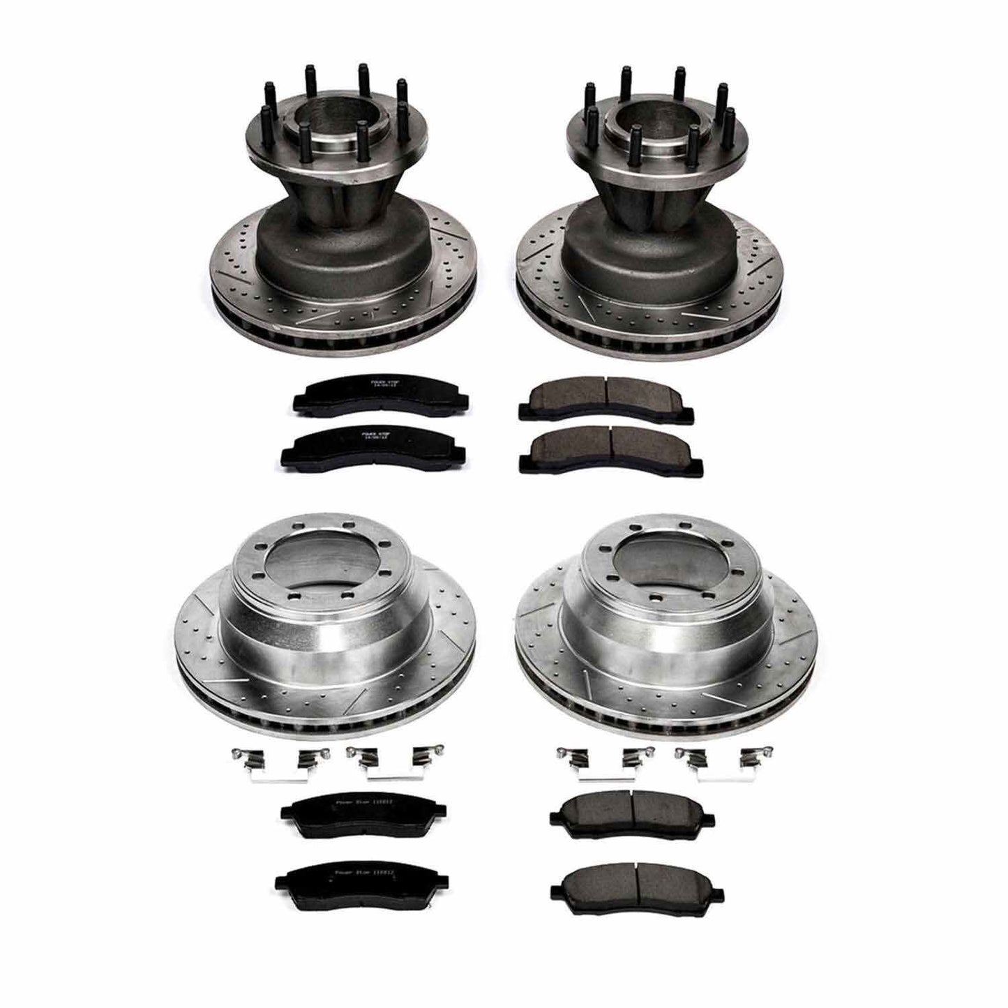 PowerStop Power Stop 99-02 Ford F-350 Super Duty Front & Rear Z23 Evolution Sport Brake Kit K2868