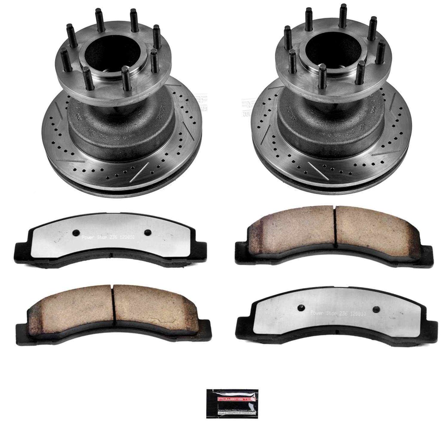 PowerStop Power Stop 99-02 Ford F-350 Super Duty Front Z36 Truck & Tow Brake Kit K2907-36