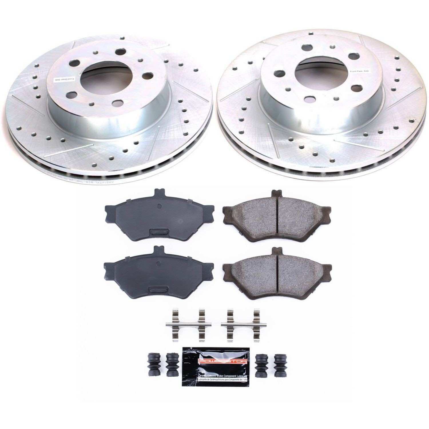 Power Stop 95-97 Ford Crown Victoria Front Z23 Evolution Sport Brake Kit K2917