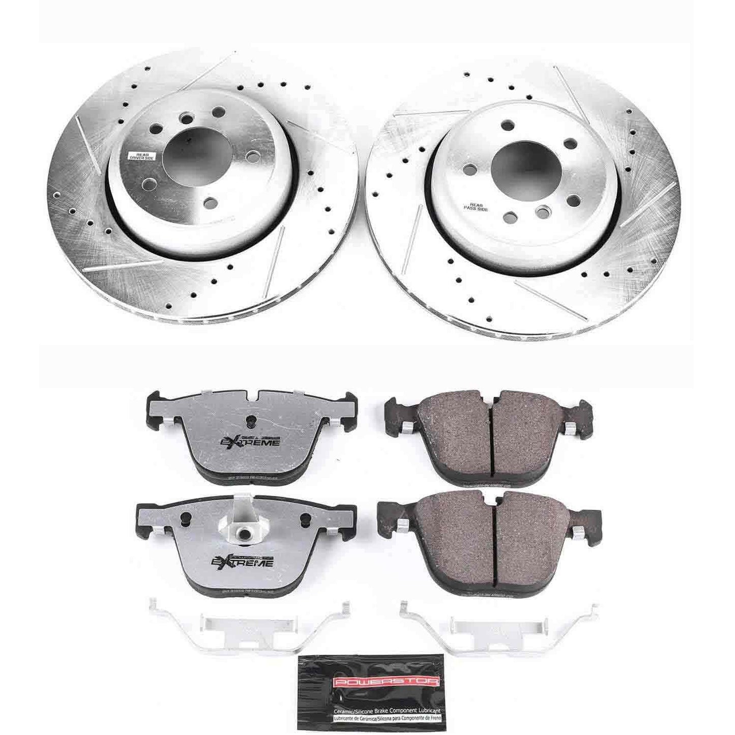 PowerStop Power Stop 08-10 BMW 535i Rear Z26 Street Warrior Brake Kit K2940-26